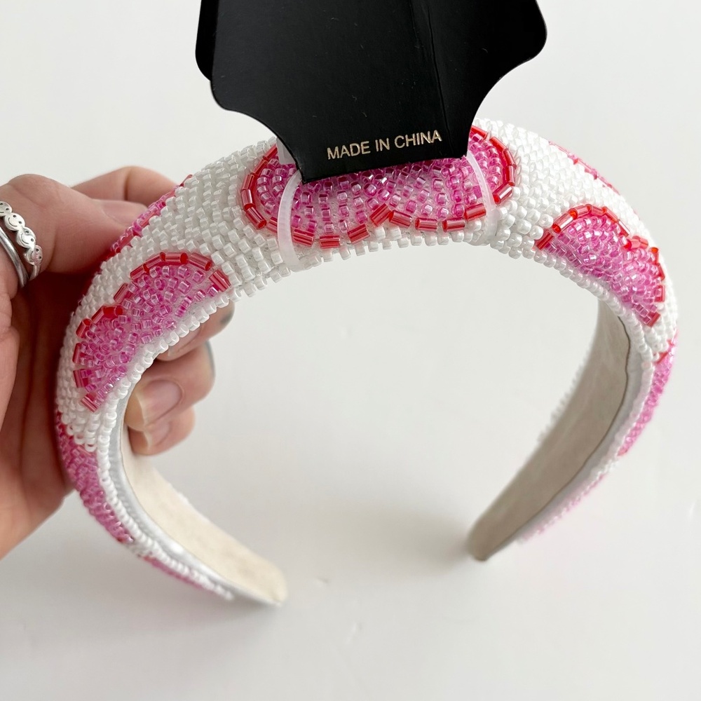 Noir NYC bejewelled headband